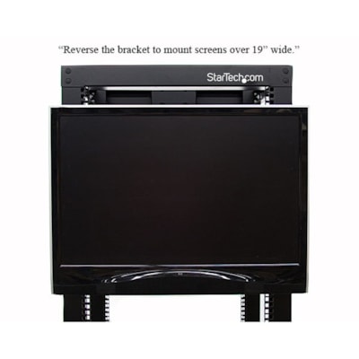 StarTech.com Universal VESA LCD Monitor Mounting Bracket for 19in Rack or Cabinet - Mount a 17-19 inch LCD panel into a standard 19 inch rack/cabinet - rack vesa mount - rack lcd mount - rack monitor mount  