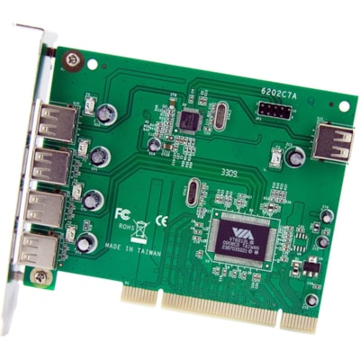 StarTech.com 7 Port PCI USB Card Adapter - Add 7 USB 2.0 Ports to your PC through a PCI slot - pci to usb - pci usb controller - usb 2.0 card - pci to usb adapter - pci usb card  BOPT 
