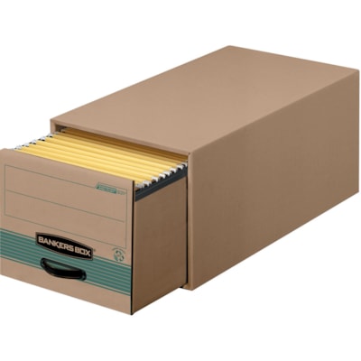 Recycled Stor/Drawer® Steel Plus(tm) - Letter - Internal Dimensions: 12.50" (317.50 mm) Width x 23.25" (590.55 mm) Depth x 10.38" (263.52 mm) Height - External Dimensions: 14" (355.60 mm) Width x 25.5" (647.70 mm) Depth x 11.5" (292.10 mm) Height - Media Size Supported: Letter - Heavy Duty -  STEEL RE-ENFORCED STORAGE DRWR 100% RECYCLED LETTER SIZE