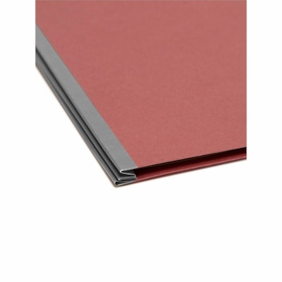 Smead 2/5 Onglet coupé format légal Recyclé Chemise de classification - 8 1/2 po (215,90 mm) x 14 po (355,60 mm) - 2 po (50,80 mm) Extension - 6 x 2K Attache(s) - 1 po (25,40 mm) Capacité de trombone, 2 po (50,80 mm) Capacité de trombone - Haut Position supé 2 DIVIDERS/2" EXPANSION RED LEGAL SIZE/RED