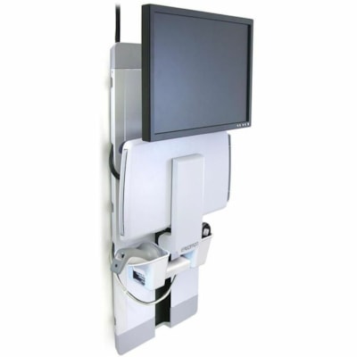 Ergotron StyleView 60-609-216 Lift for Flat Panel Display, Keyboard, Monitor - White - 24" Screen Support - 33 lb (14968.55 g) Load Capacity - 75 x 75, 100 x 100 - VESA Mount Compatible - Steel FT  PATIENT ROOM (WHITE) 