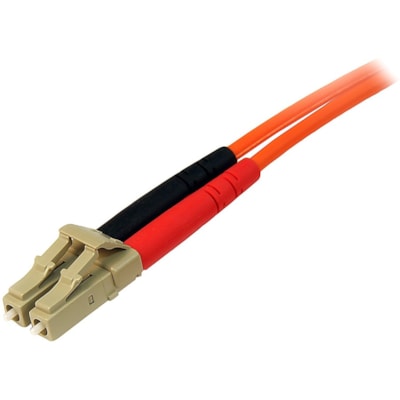 StarTech.com 2m Fiber Optic Cable - Multimode Duplex 50/125 - LSZH Fiber Jumper Cord - LC/LC - Connect fiber network devices for high-speed transfers with LSZH rated cable - 2m LC Fiber Optic Cable - 2 m LC to LC Fiber Patch Cable - 2 meter LC Fiber Cable - Multimode Duplex 50/125 - LSZH - LC/LC - O  CABL 