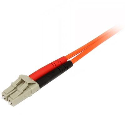StarTech.com 1m Fiber Optic Cable - Multimode Duplex 50/125 - LSZH Fiber Jumper Cord - LC/SC - Connect fiber network devices for high-speed transfers with LSZH rated cable - LC/SC Fiber Optic Cable - 1 m LC to SC Fiber Patch Cable - 1 meter LC-SC Fiber Cable - Multimode Duplex 50/125 - LSZH - LC/SC   CABL 
