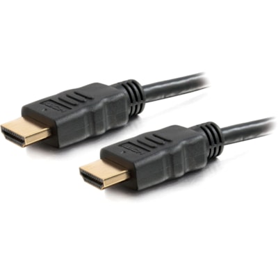 C2G 6.6ft High Speed HDMI Cable w/ Ethernet - Ultra HD - 4K 60Hz - M/M - 6.6 ft (2 m) HDMI A/V Cable for Audio/Video Device, Home Theater System - First End: 1 x HDMI 2.0 Digital Audio/Video - Male - Second End: 1 x HDMI 2.0 Digital Audio/Video - Male - Supports up to 4096 x 2160 - Black ULTRA HD - 6FT. 