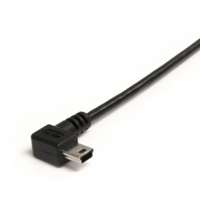 StarTech.com 3 ft Mini USB Cable - A to Right Angle Mini B - Connect your Mini USB devices, with the cable out of the way - 3ft Mini USB Cable - 3 ft A to Mini B Cable - 3' USB 2.0 Mini USB Cable - USB to Mini USB Cable - Mini USB Cord - Right Angle Mini USB Cable - A to Right Angle Mini B - M/M BADAP 