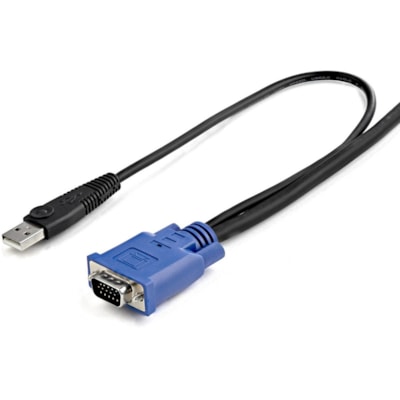 StarTech.com StarTech.com 2-in-1 - Video / USB cable - 4 pin USB Type A, HD-15 (M) - HD-15 (M) - 3.05 m - 10ft KVM Cable - USB KVM Cable - KVM Switch Cable - VGA KVM Cable t Connector - Male Left Gender  - VGA Right Connect