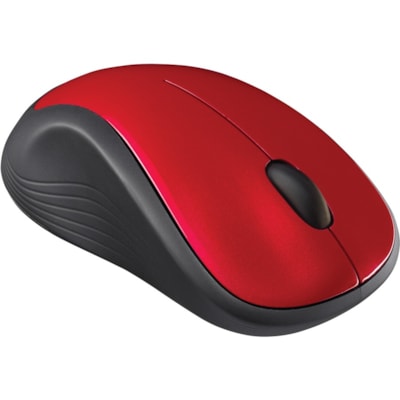 Logitech - Souris M310 - Optique - Sans fil - 32,81 pi (10000 mm) - Fréquence radio - 2,40 GHz - Rouge flamme - USB - 1000 dpi - Roulettes avec frein - 3 Bouton(s) - Symétrique - 1 Année Autonomie de batterie  RED 