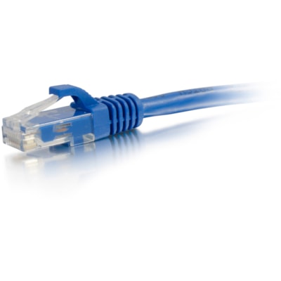 C2G 15ft Cat6 Unshielded Ethernet Cable - Cat 6 Network Patch Cable - Blue - 15 ft (4.57 m) Category 6 Network Cable for Network Device - First End: 1 x RJ-45 Network - Male - Second End: 1 x RJ-45 Network - Male - Patch Cable - Gold Plated Connector - Blue isted Pair (UTP) - Male Left G ender - Male Right G