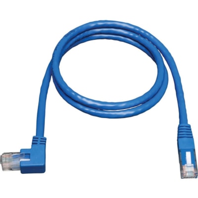 Tripp Lite series N204-003-BL-LA Cat6 Patch Cable - 3 ft (0.91 m) Category 6 Network Cable for Network Device - First End: 1 x RJ-45 Network - Male - Second End: 1 x RJ-45 Network - Male - Patch Cable - Blue isted Pair (UTP) - Male Left G ender - Male Right G