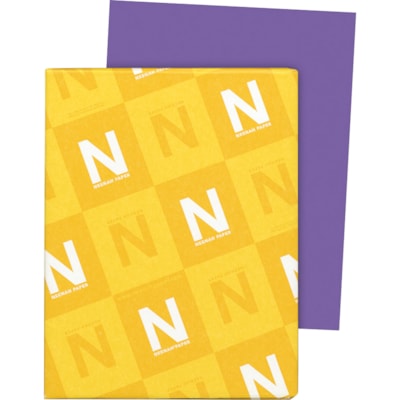 Astrobrights - Papier couleur 21961 - format lettre - 8 1/2 po (215,90 mm) x 11 po (279,40 mm) - 24 lb (10886,22 g) Poids de Base - Sans acide, Sans lignine - 500 / Ramette FSC LASER INKJET GUARANTEED GRAVITY GRAPE
