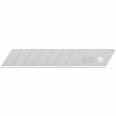 Olfa Replacement Blade - Snap-off, Durable, Long Lasting - Carbon Steel - Silver - 50 / Pack  FOR CL L-1 L-2 LA-X SL-1