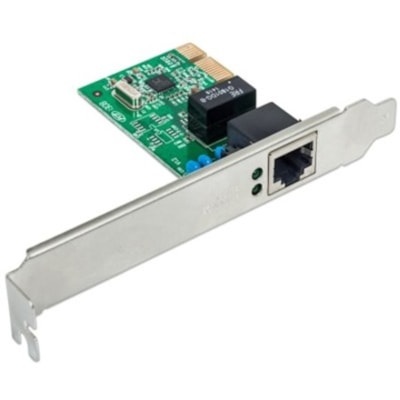 Intellinet Gigabit PCI Express Network Card, 10/100/1000 Mbps PCI Express RJ45 Ethernet Card - PCI - 1 Port(s) - 1 x Network (RJ-45) - Twisted Pair - 10/100/1000Base-T - Plug-in Card IT 