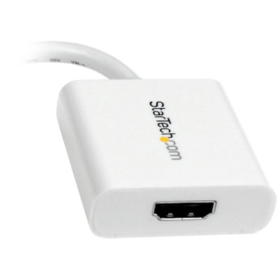 StarTech.com Câble A/V StarTech.com - DisplayPort/HDMI - pour Périphérique audio/vidéo, Moniteur, Projecteur, TV - 4,7" - DisplayPort/HDMI pour Périphérique audio/vidéo, Moniteur, Projecteur, TV - 4,7" - 1 x Mini DisplayPort Mâle Audio/Vid&eacute chage Ã  A mini-displayport -e quipped PC ou Mac or