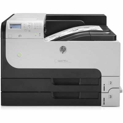 HP LaserJet Enterprise 700 M712N Desktop Laser Printer - Monochrome - 41 ppm Mono - 1200 x 1200 dpi Print - Manual Duplex Print - 600 Sheets Input - Ethernet - Apple AirPrint, Google Cloud Print, HP ePrint, Mopria - 100000 Pages Duty Cycle - Plain Paper Print - Gigabit Ethernet - USB  