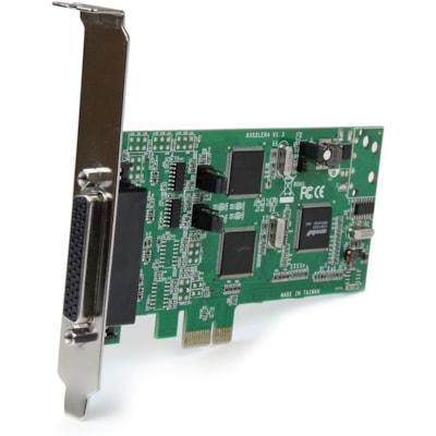 StarTech.com 4 Port PCI Express PCIe Serial Combo Card - 2 x RS232 2 x RS422 / RS485 - Add two RS232, and two RS422/485 serial ports to your PC through a PCI-Express expansion slot - pcie rs485 - pci express rs485 - pcie rs485 - pci express rs422 - pcie rs422  CTLR 