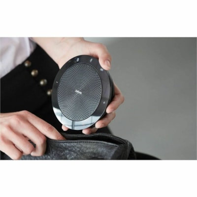 Jabra Speak 510 MS Speakerphone - Wired/Wireless Bluetooth - Skype for Business - 4 Meeting Persons Capacity - Omni-directional Microphone(s) - 50 mm Speaker(s) - Black  SPKR 