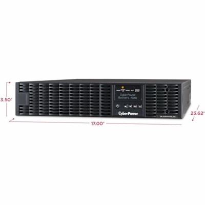 CyberPower UPS Systems OL2200RTXL2U Smart ApCyberPower OL2200RTXL2U Smart App Online UPS Systemsp Online -  Capacity: 2200 VA / 1800 W - 100 - 125 VAC, NEMA 5-20P, 2U, Rack / Tower, Sine Wave, 7 Outlets, LCD, PowerPanel® Business, $400000 CEG, 3YR Warranty  UPS 100 - 125 VAC  NEMA 5-20P   2U