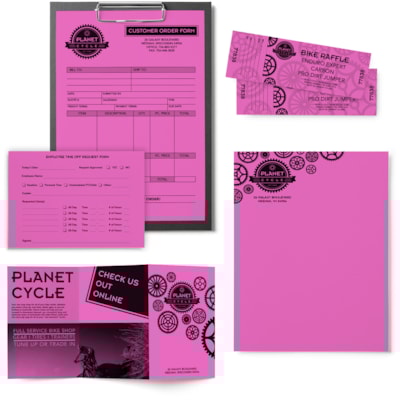 Astrobrights Color Copy Paper - Outrageous Orchid - Letter - 8 1/2" (215.90 mm) x 11" (279.40 mm) - 24 lb (10886.22 g) Basis Weight - Smooth - Acid-free, Lignin-free, Fade Resistant - Outrageous Orchid - 500 / Pack FSC LASER INKJET GUARANTEED OUTRAGEOUS ORCHID