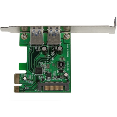 StarTech.com 2 Port PCI Express (PCIe) SuperSpeed USB 3.0 Card Adapter with UASP - SATA Power - 5Gbps - Add 2 SuperSpeed USB 3.0 ports with SATA power to your PCI Express-enabled PC - 2 Port PCI Express (PCIe) USB 3.0 Card Adapter with UASP - SATA Power - Dual Port USB 3 PCIe Controller - PCI Expres  BOPT 