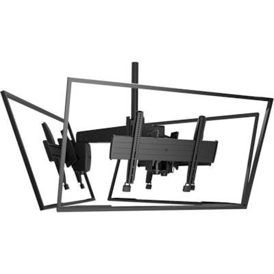 Chief Fusion LCM3U Ceiling Mount for Flat Panel Display - Black - 32" to 60" Screen Support - 125 lb (56699.05 g) Load Capacity - 200 x 200, 600 x 400 - VESA Mount Compatible g Multi-Directional Solutions 