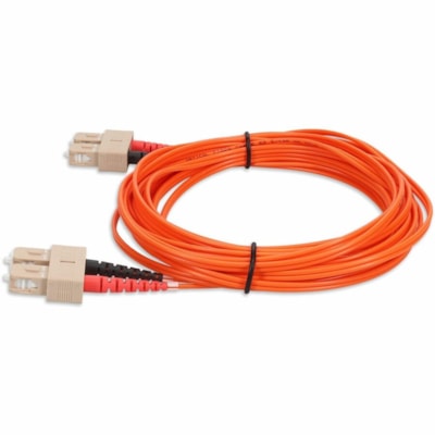AddOn 2m SC to SC Orange OM1 Duplex OFNR (Riser-Rated) MMF Fiber Patch Cable - 6.6 ft (2 m) Fiber Optic Network Cable for Network Device - First End: 2 x SC Network - Male - Second End: 2 x SC Network - Male - Patch Cable - LSZH, OFNR, Riser, Plenum - 62.5/125 µm - Orange - 1.0  CABL 