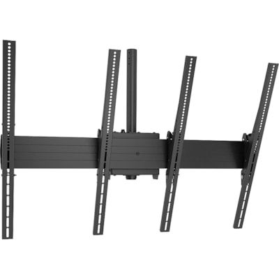 Chief Fusion 2x1 Menu Board Ceiling Display Mount - For 40-55 Inch TVs - Black - 40" to 55" Screen Support - 125 lb (56699.05 g) Load Capacity - 1 ling Mounted 2 X 1 Portrait Me nu Board