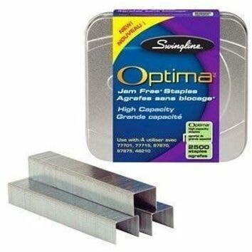 Agraphes Optima Swingline 3/8 PO  2500/BOITE 60 FEUILLES