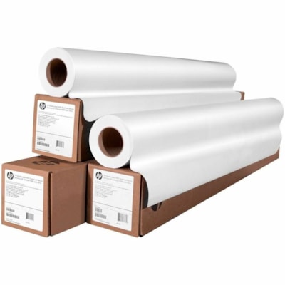 HP Banner Paper - 92 Brightness - 54" (1371.60 mm) x 50 ft (15.24 m) - 495 g/m² Grammage - Matte, Opaque, Glossy - 1 Roll 54 IN X 50 FT 378 MICRONS (14.9 MIL)