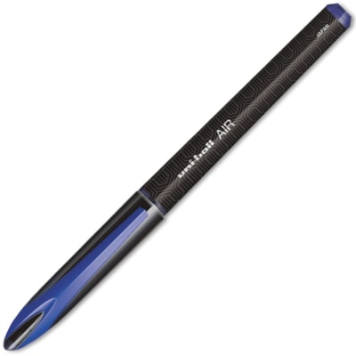 uniball(tm) AIR Rollerball Pen - 0.7 mm (0.03") Fine Pen Point - Assorted Ink - Black Barrel - 3 / Pack ROLLERBALL PENS 