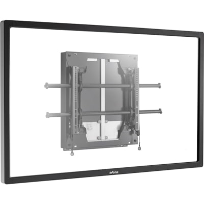 Chief MSD1U Wall Mount for Monitor - Black - 1 Display(s) Supported - 136 lb (61688.56 g) Load Capacity - 100 x 100, 650 x 400 namic Height Adjustable Wall M ount