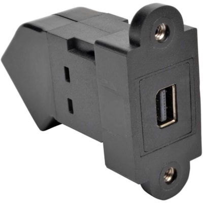 Adaptateur audiovisuel P169-000-KPA-BK Tripp Lite series - Noir lef de voÃ»te panneau mont att elage inclinÃ© FF