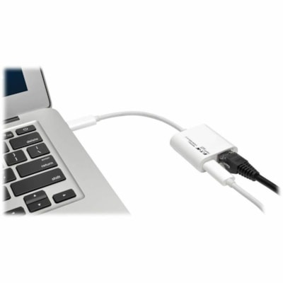 Tripp Lite series U436-06N-G-C USB 3.1 Gen 1 USB-C to Gigabit Ethernet NIC Network Adapter - USB 3.1 - 1 Port(s) - 1 - Twisted Pair - 10/100/1000Base-T - Desktop  Ethernet NIC Network Adapter with USB-C Charging