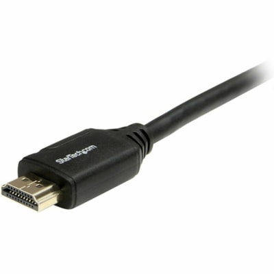 StarTech.com 3ft (1m) Premium Certified HDMI 2.0 Cable with Ethernet, High Speed Ultra HD 4K 60Hz HDMI Cable HDR10, UHD HDMI Monitor Cord - 3.3ft/1m Premium Certified High Speed HDMI Cable with Ethernet; 4K 60Hz (up to 4096x2160p)/UHD/18Gbps bandwidth/HDR10/Ultra wide/32 Ch Audio - 30AWG HDMI cord/P  CABL 
