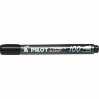 Pilot - Marqueur permanent SCA-100 - 1 mm (0,04 po) Ogive Pointe de marqueur - Ink Noir - Encre à base d'alcool - 12 / boîte PTE CONIQUE FINE 1.0MM 