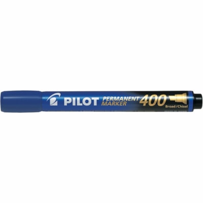 Pilot - Marqueur permanent SCA-400 - 4 mm (0,16 po) Pointe biseautée Pointe de marqueur - Ink Bleu - Encre à base d'alcool - 12 / boîte POINTE BISEAUTEE 1.5MM - 4.0MM 
