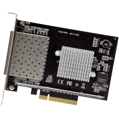 StarTech.com Quad Port 10G SFP+ Network Card - Intel XL710 Open SFP+ Converged Adapter - PCIe 10 Gigabit Fiber Optic Server NIC - 10GbE - Quad port SFP+ network card for MSA compliant SFP+ /DAC - 10 Gigabit Ethernet Card Intel XL710-BM2 10GbE converged network adapter - MMF & SMF Fiber - PCIe 3.0 x8  CTLR 