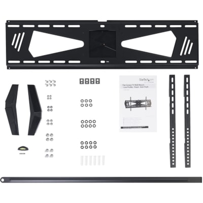 StarTech.com Low Profile TV Mount - Fixed - Anti-Theft - Flat Screen TV Wall Mount for 37" to 75" TVs - VESA Wall Mount - Mount your flat-panel TV on a wall, securely locked in a fixed position - Low Profile TV Mount sits less than 1" (22 mm) from the wall - For 37" to 75" LCD/LED/Plasma TV - TV Wal TMNT 