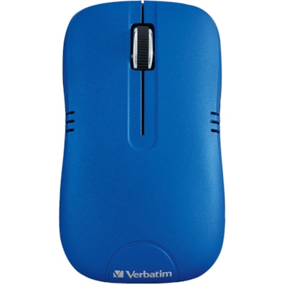 Verbatim Wireless Notebook Optical Mouse, Commuter Series - Matte Blue - Optical - Wireless - Radio Frequency - Matte Blue - USB Type A - 1200 dpi - Scroll Wheel - 3 Button(s) - Symmetrical - 1 IDEAL FOR RIGHT/LEFT HAND USE 2.4GHZ RELIABILITY  1200 DPI