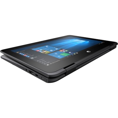 HP ProBook x360 11 G1 EE 11.6" Touchscreen Convertible 2 in 1 Notebook - Intel Celeron N3350 - 4 GB - 128 GB SSD - 1366 x 768 - Windows 10 Pro - Intel HD Graphics 500 - Front Camera/Webcam - 11 Hours Battery Run Time - IEEE 802.11a/b/g/n/ac Wireless LAN Standard 0 11 G1 EE  Celeron Processor N3450 (1.10 GHz w/T