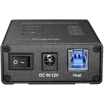 StarTech.com 4 Port USB 3.0 Hub - 1x USB-C & 3x USB-A - Mountable Metal USB Type-A Hub - 5Gbps USB 3.1/3.2 Gen 1 - Self Powered - BC 1.2 - 4-Port USB 3.0 hub - USB Type-A laptop/desktop to 3x USB-A (1x BC 1.2) and 1x USB-C - SuperSpeed 5Gbps USB 3.1/3.2 Gen 1 - Incl 24W power adapter/USB-A host cabl A laptop/desktop to 3x USB-A ( 1x BC 1.2) and 1x US