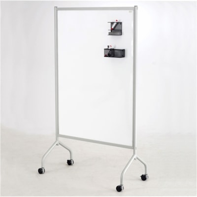 Onyx Mesh Magnetic Marker Basket - 3" (76.20 mm) Height x 8" (203.20 mm) Width x 3.3" (82.55 mm) Depth - Sturdy - Black - Steel, Mesh - 1 Each  
