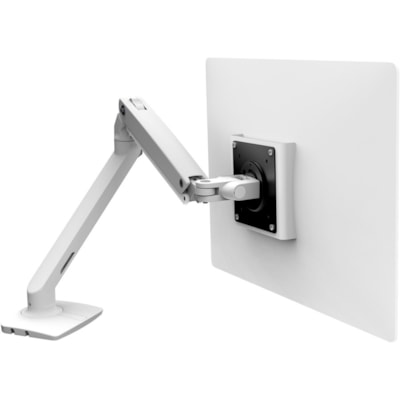 Ergotron Mounting Arm for LCD Monitor - White - 1 Display(s) Supported - 34" Screen Support - 20 lb (9071.85 g) Load Capacity - 75 x 75, 100 x 100 ount LCD Monitor Arm (white) 