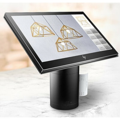 HP ElitePOS 141 POS Terminal - Celeron 2.20 GHz - 4 GB DDR4 SDRAM - 128 GB SSD SATA - Windows 10 Pro (64-bit) 4.0G  PC U.S. - English locali zation