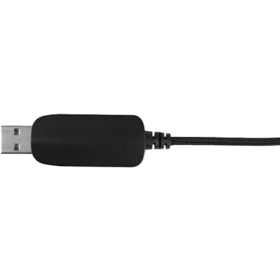 Cyber Acoustics AC-5008 USB Stereo Headset - Stereo - USB - Wired - 20 Hz to 20 kHz - Over-the-head - Binaural - Supra-aural - Noise Cancelling, Uni-directional Microphone - Black  