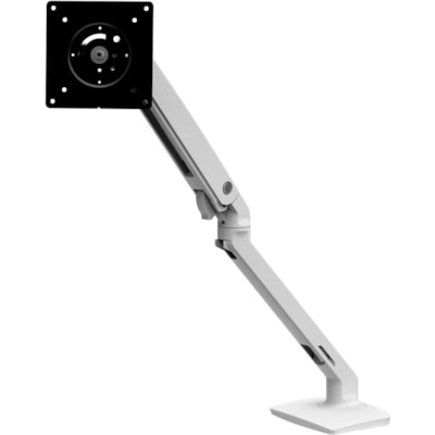 Ergotron Mounting Arm for Monitor, LCD Display - White - 1 Display(s) Supported - 34" Screen Support - 20 lb (9071.85 g) Load Capacity - 100 x 100, 75 x 75 onitor Arm with Under Mount C- Clamp