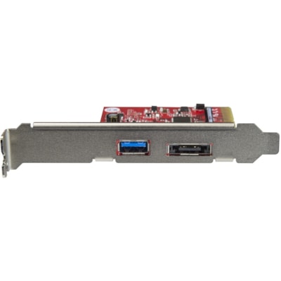 StarTech.com 2 Port USB 3.1 (10Gbps) + eSATA PCI Express Card - 1x USB-A + 1x eSATA - USB3.1 PCIe Card eSATA Card - USB3.1 Expansion Card - Add one USB 3.1 (10Gbps) port and one eSATA (6Gbps) port to your computer, through a single PCI Express slot - 2 Port USB 3.1 (10Gbps) and eSATA PCIe Card - 1x  and one eSATA 6Gbps port to yo ur computer  through