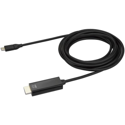 StarTech.com 10ft (3m) USB C to HDMI Cable - 4K 60Hz USB Type C DP Alt Mode to HDMI 2.0 Video Display Adapter Cable -Works w/Thunderbolt 3 - Black 10ft/3m USB Type C DP Alt Mode HBR2 to HDMI 2.0 Cable 4K 60Hz/1080p | 7.1 Audio | HDCP 2.2/1.4 - Video Adapter cable for reliable connection - Compatible  CABL 