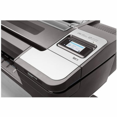 HP Designjet T1700 PostScript Imprimante grand format à jet d'encre - 44 po (1117,60 mm) Largeur d'impression - Couleur - 6 Couleur(s) - 26 Seconde Vitesse de couleur - 2400 x 1200 dpi - USB - Ethernet - Papier en rouleau, Massicot, Papier bond, Papier couché, Papier à grammage lour  PLOT 
