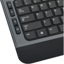 Verbatim Wireless Multimedia Keyboard and 6-Button Mouse Combo - Black - USB Type A Wireless RF - Black - USB Type A Wireless RF - Optical - Scroll Wheel - Black - Multimedia Hot Key(s) - AA, AAA - Compatible with Windows, Mac OS, Linux - 1 Each MULTIMEDIA KYBD/6 BTN MOUSE 2.4GHZ - BLACK