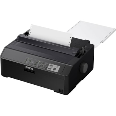 Epson LQ-590II 24-pin Dot Matrix Printer - Monochrome - Energy Star - 584 cps Mono - 8.50" (215.90 mm) Width x 11" (279.40 mm) Length - USB - Parallel  